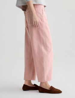 Hattie Crop Jean Sulfur Sparkling Rose High-Rise Barrel WOMENS BOTTOMS Photo 5