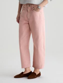 Hattie Crop Jean Sulfur Sparkling Rose High-Rise Barrel WOMENS BOTTOMS Photo 7
