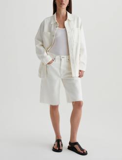 Hattie Short Ivory Mist High-Rise Bermuda WOMENS BOTTOMS Photo 2
