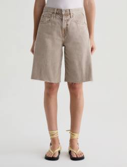 Hattie Short Sulfur Simple Taupe High-Rise Bermuda WOMENS BOTTOMS Photo 3