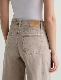Hattie Short Sulfur Simple Taupe High-Rise Bermuda WOMENS BOTTOMS Photo 7