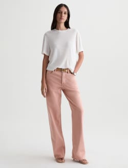 Billie Jean Sulfur Sparkling Rose Low Slung Straight Leg WOMENS BOTTOMS Photo 2