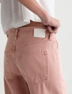 Billie Jean Sulfur Sparkling Rose Low Slung Straight Leg WOMENS BOTTOMS Photo 7