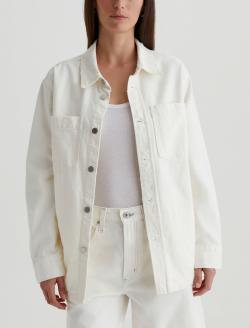 Vita Jacket Powder Destructed Relaxed Shirt Jacket WOMENS TOPS Photo 2