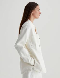 Vita Jacket Powder Destructed Relaxed Shirt Jacket WOMENS TOPS Photo 4