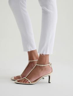 Farrah Skinny Ankle White Mid-Rise Skinny WOMENS BOTTOMS Photo 6