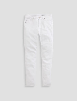 Farrah Skinny Ankle White Mid-Rise Skinny WOMENS BOTTOMS Photo 1