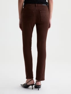 Mari Jean Wood Brown Mid-Rise Slim Straight WOMENS BOTTOMS Photo 8