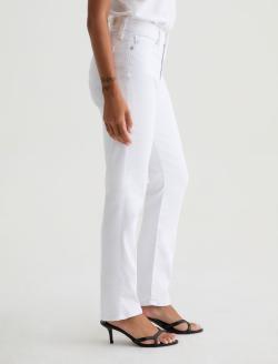 Mari Crop Gallery White Mid-Rise Slim Straight WOMENS BOTTOMS Photo 12