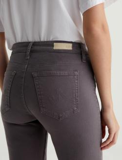 Mari Crop Misty Grey Mid-Rise Slim Straight WOMENS BOTTOMS Photo 7