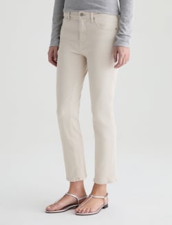 Mari Crop Jean Pumice Mid-Rise Slim Straight WOMENS BOTTOMS Photo 6