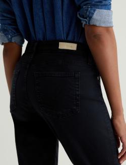 Mari Crop Sulfur Black Mid-Rise Slim Straight WOMENS BOTTOMS Photo 7