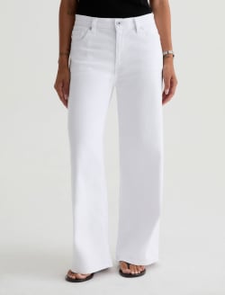 Saige Wide Leg Crop Gallery White Mid-Rise Wide Leg WOMENS BOTTOMS Photo 10