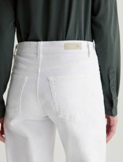 Saige Wide Leg Crop Gallery White Mid-Rise Wide Leg WOMENS BOTTOMS Photo 7