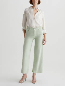 Saige Wide Leg Crop Pistachio Mid-Rise Wide Leg WOMENS BOTTOMS Photo 2