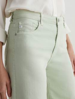 Saige Wide Leg Crop Pistachio Mid-Rise Wide Leg WOMENS BOTTOMS Photo 4