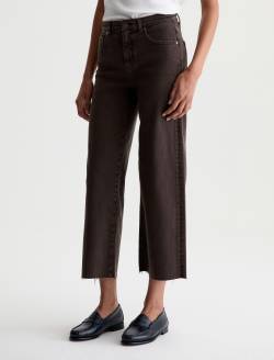 Saige Wide Leg Crop Jean Sulfur Burnt Umber Mid-Rise Fit WOMENS BOTTOMS Photo 5