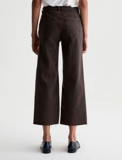 Saige Wide Leg Crop Jean Sulfur Burnt Umber Mid-Rise Fit WOMENS BOTTOMS Photo 9