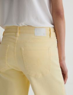 Saige Wide Leg Crop Jean Sunlight Yellow Mid-Rise Ankle Fit WOMENS BOTTOMS Photo 7