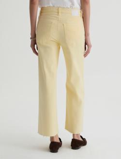 Saige Wide Leg Crop Jean Sunlight Yellow Mid-Rise Ankle Fit WOMENS BOTTOMS Photo 8