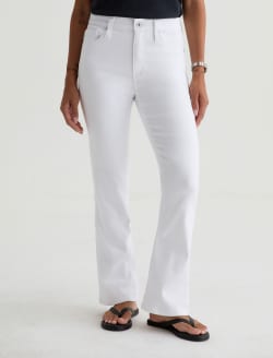 Farrah Boot Crop Gallery White Mid-Rise Boot WOMENS BOTTOMS Photo 10