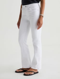 Farrah Boot Crop Gallery White Mid-Rise Boot WOMENS BOTTOMS Photo 11
