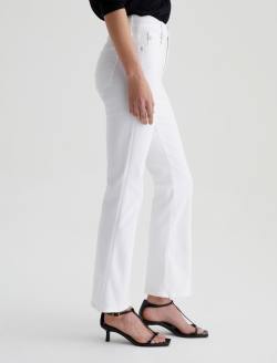 Farrah Boot Crop Gallery White Mid-Rise Boot WOMENS BOTTOMS Photo 5