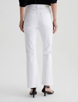 Farrah Boot Crop Gallery White Mid-Rise Boot WOMENS BOTTOMS Photo 6