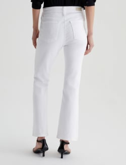 Farrah Boot Crop Gallery White Mid-Rise Boot WOMENS BOTTOMS Photo 8