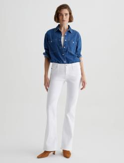 Angel Gallery White Low-Rise Boot WOMENS BOTTOMS Photo 2
