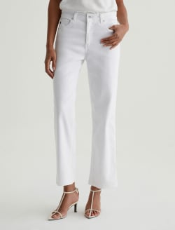 Brinley Crop Gallery White Mid-Rise Straight WOMENS BOTTOMS Photo 3
