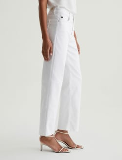 Brinley Crop Gallery White Mid-Rise Straight WOMENS BOTTOMS Photo 5