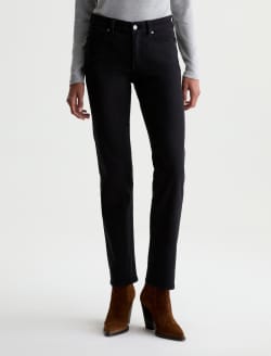 Sandra Jean Super Black Low-Rise Straight WOMENS BOTTOMS Photo 3