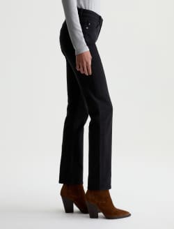 Sandra Jean Super Black Low-Rise Straight WOMENS BOTTOMS Photo 5