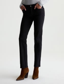 Sandra Jean Super Black Low-Rise Straight WOMENS BOTTOMS Photo 6