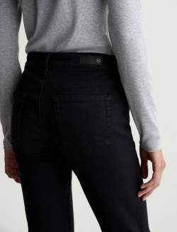 Sandra Jean Super Black Low-Rise Straight WOMENS BOTTOMS Photo 7