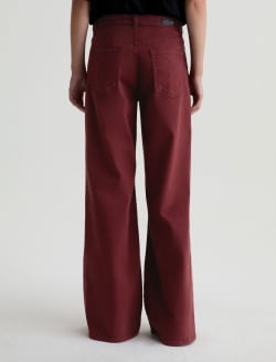 Saige Wide Leg Cranberry Mid-Rise Fit WOMENS BOTTOMS Photo 8