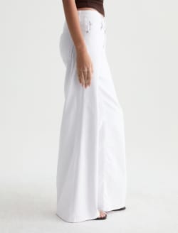 Saige Wide Leg Jean Gallery White Mid-Rise Fit WOMENS BOTTOMS Photo 5
