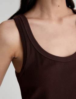 Ashley Tank Oak Barrel Essential Rib Knit WOMENS TOPS Photo 6