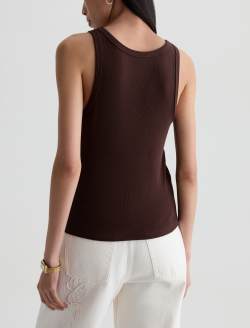 Ashley Tank Oak Barrel Essential Rib Knit WOMENS TOPS Photo 8