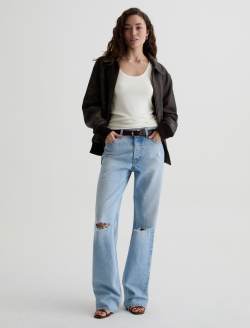 Ashley Tank Powder Essentials Rib Knit  WOMENS TOPS Photo 5