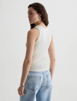 Ashley Tank Powder Essentials Rib Knit  WOMENS TOPS Photo 8