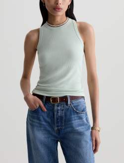 Michelle Top Summer Vine High-Neck Tank WOMENS TOPS Photo 2