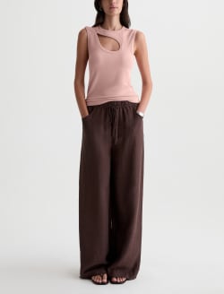 Miah Top Sparkling Rose Cut-Out Tank WOMENS TOPS Photo 5
