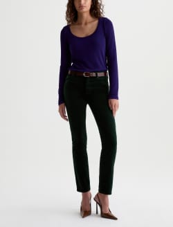 Giah Long Sleeve Violet Vibe Essential Scoop Neck WOMENS TOPS Photo 5