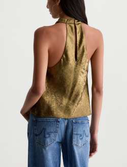 Kacey Top Wild Light Draped Neck Sleeveless Blouse WOMENS TOPS Photo 8