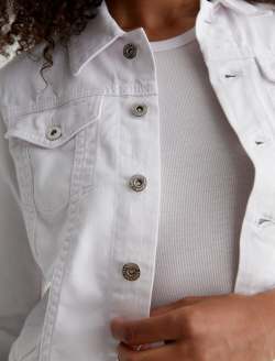 Robyn Jacket True White Slim Jacket WOMENS TOPS Photo 5