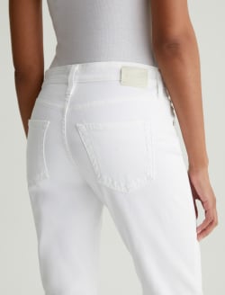 Ex-Boyfriend Slim 1 Year Classic White AG-ed™ Slouchy Slim AG Cloud Soft Denim™ WOMENS BOTTOMS Photo 6