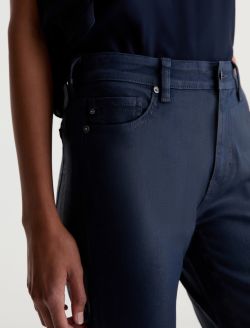 Mari Jean Ltt Lt Deep Trenches Mid-Rise Slim Straight WOMENS BOTTOMS Photo 4