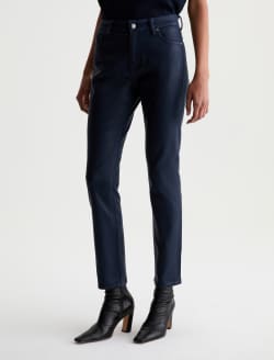 Mari Jean Ltt Lt Deep Trenches Mid-Rise Slim Straight WOMENS BOTTOMS Photo 6